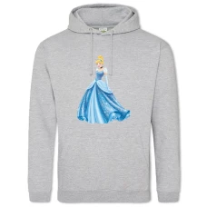Hoodie with Print Disney Cinderella - 2XL grey