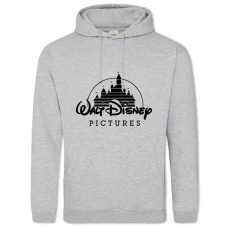 Hoodie with Print Disney Logo - 2XL grey