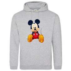Hoodie with Print Disney Mickey Mouse - 2XL grey