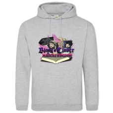 Hoodie with Print Black Clover Magical Kingdom - 2XL grey