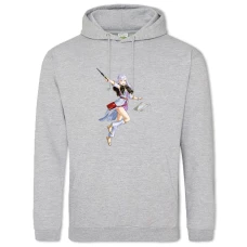 Hoodie with Print Black Clover Noelle Silva - 2XL grey
