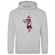 Hoodie with Print Black Clover Vanessa - 2XL grey