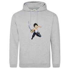 Hoodie with Print Black Clover Yami Sukehiro - 2XL grey