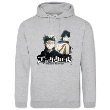 Hoodie with Print Black Clover Heroes - 2XL grey