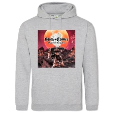 Hoodie with Print Black Clover Main Theme - 2XL grey