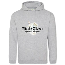Hoodie with Print Black Clover Logo - 2XL grey