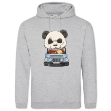 Hoodie with Print Beastars Angry Panda - 2XL grey