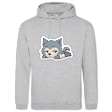 Hoodie with Print Beastars Little Legoshi - 2XL grey