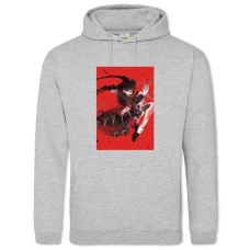 Hoodie with Print Danganronpa Toko Fukawa Hero - 2XL grey