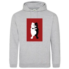 Hoodie with Print Danganronpa Monokuma Hero - 2XL grey