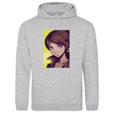 Hoodie with Print Danganronpa Aoi Asahina - 2XL grey