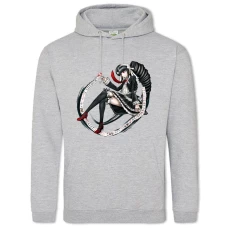 Hoodie with Print Danganronpa Ludenberg Celestia - 2XL grey