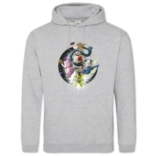 Hoodie with Print Danganronpa Monokubs - 2XL grey