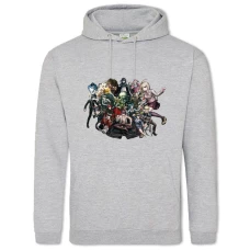 Hoodie with Print Danganronpa Universe - 2XL grey