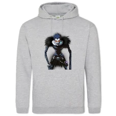 Hoodie with Print Death Note Ryuk - 2XL grey