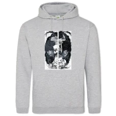 Hoodie with Print Death Note Main Theme - 2XL grey