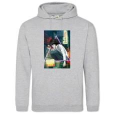Hoodie with Print Death Note Hero L - 2XL grey