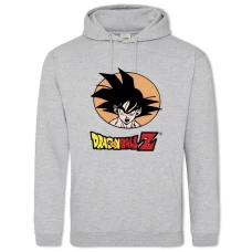 Hoodie with Print Dragon Ball Logo Gokuu - 2XL grey
