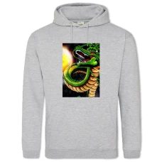 Hoodie with Print Dragon Ball Dragon - 2XL grey