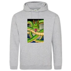 Hoodie with Print Dragon Ball Dragon Hero - 2XL grey