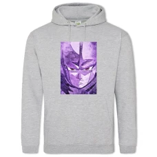 Hoodie with Print Dragon Ball Face Hero - 2XL grey
