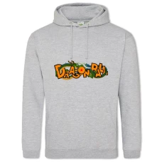 Hoodie with Print Dragon Ball Dragon Logo - 2XL grey