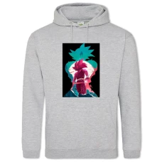 Hoodie with Print Dragon Ball Art Edition - 2XL grey
