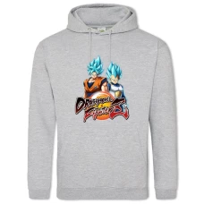 Hoodie with Print Dragon Ball Heroes Fighters - 2XL grey