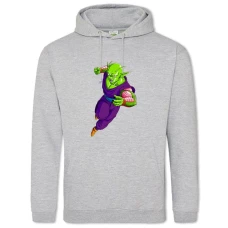 Hoodie with Print Dragon Ball Green Monster - 2XL grey