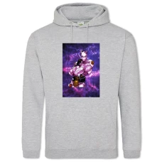 Hoodie with Print Jojo Bizarre Adventure Killer Queen - 2XL grey