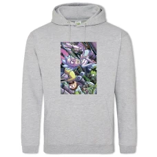 Hoodie with Print Rick And Morty Space Phone Call - 2XL grey