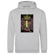 Hoodie with Print Rick And Morty I Am Pickle Rick - 2XL grey