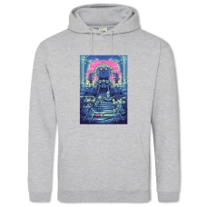 Hoodie with Print Rick And Morty Dogs Planet - 2XL grey