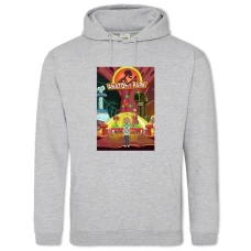Hoodie with Print Rick And Morty Anatomy Park - 2XL grey