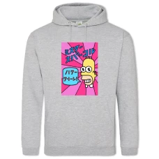 Hoodie with Print The Simpsons Modern Homer - 2XL grey