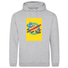 Hoodie with Print The Simpsons Itchy And Scratchy - 2XL grey