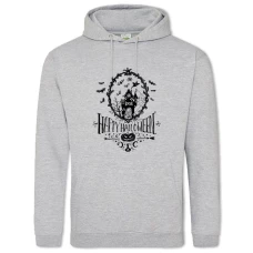 Hoodie with Print Happy Halloween Print - 2XL grey