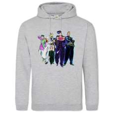 Hoodie with Print Jojo Bizarre Adventure Main Characters - 2XL grey