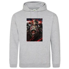 Hoodie with Print Overlord Strong Hero - 2XL grey