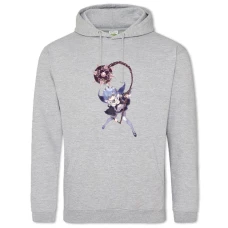 Hoodie with Print Re Zero Strong Rem - 2XL grey