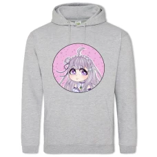 Hoodie with Print Re Zero Art Cute Emilia - 2XL grey