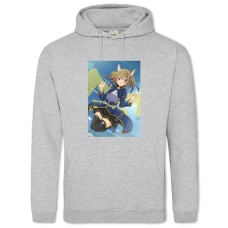 Hoodie with Print Sword Art Online Zerochan Hero - 2XL grey