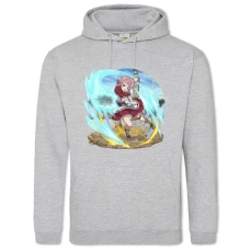 Hoodie with Print Sword Art Online Beautiful Fighter - 2XL grey