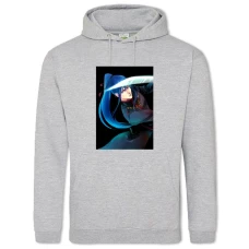 Hoodie with Print D.Gray-Man Hero Print - 2XL grey