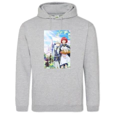 Hoodie with Print Akagami No Shirayukihime Heroes - 2XL grey