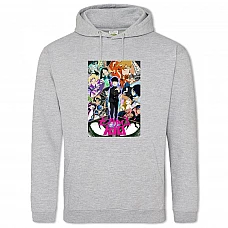 Hoodie with Print 100 Mob Psycho Theme - 2XL grey