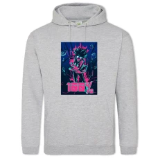 Hoodie with Print Mob Psycho 100 Art - 2XL grey