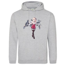 Hoodie with Print Azur Lane Hero Print 0006 - 2XL grey