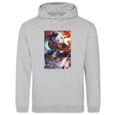 Hoodie with Print Azur Lane Hero Print 0023 - 2XL grey