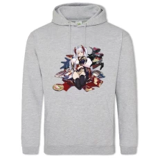Hoodie with Print Azur Lane Hero Print 0041 - 2XL grey